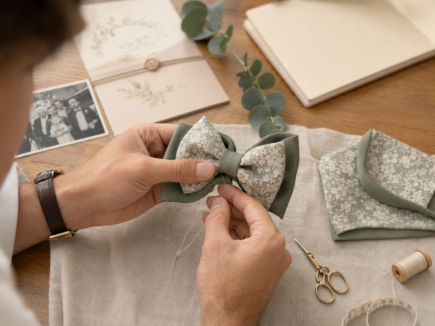 Meet Handmade Bow Tie: A Family Story, Made by Hand & Love