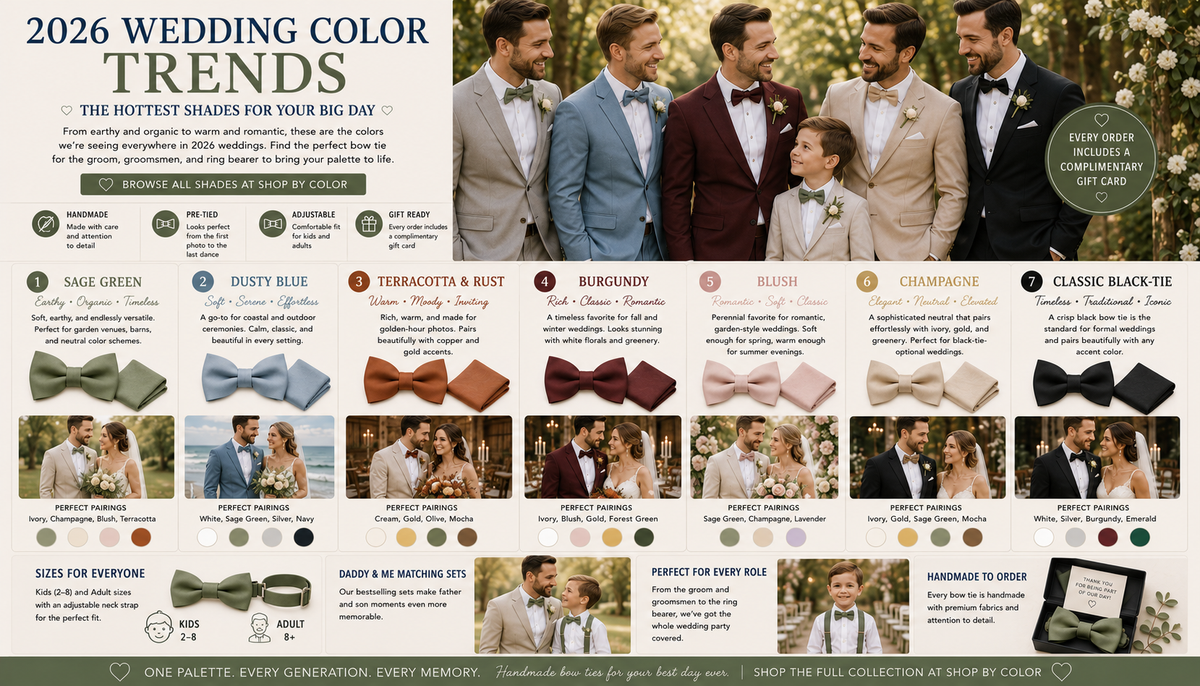 Top Wedding Color Trends for 2026