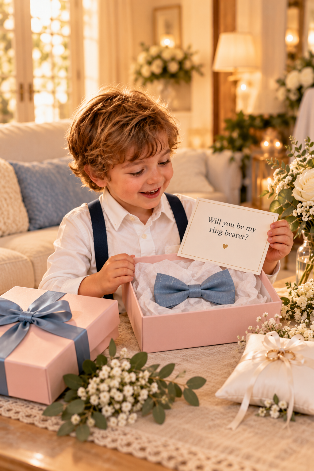 Will You Be My Ring Bearer? Sweet Proposal Ideas for Little Boys