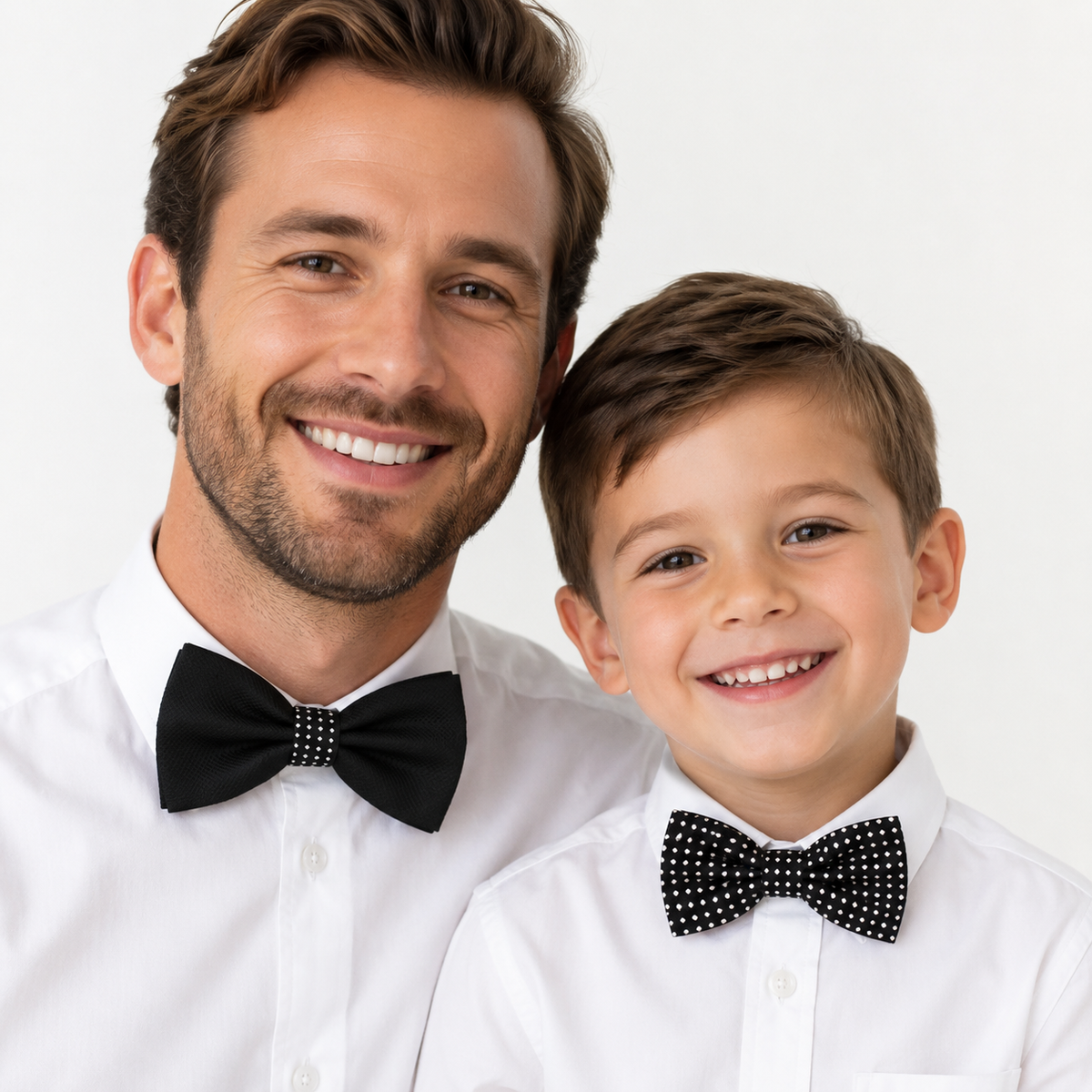 Polka dot handmade bow ties