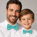Turquoise Bow tie set for daddy and son, Daddy and me bow tie gift set, Grandpa me, Turquoise Kids bow, Turquoise bow tie, Some thing blue