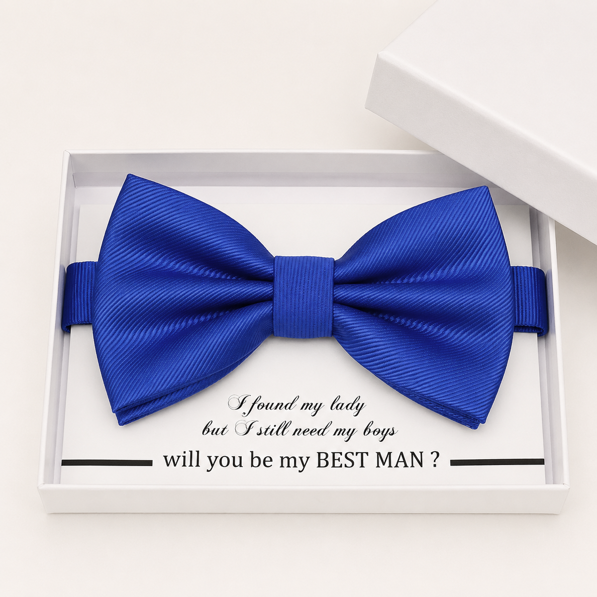 Royal Blue Bow Tie — Wedding & Everyday, Adult & Kids Handmade Pre-Tied