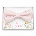 Soft Pink and Lavender Bow Tie — Wedding & Everyday, Adult & Kids Handmade Pre-Tied