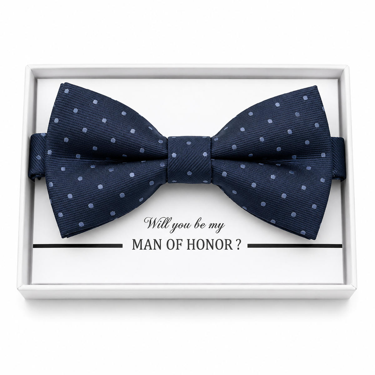 Navy Blue Bow Tie — Wedding & Everyday, Adult & Kids Handmade Pre-Tied