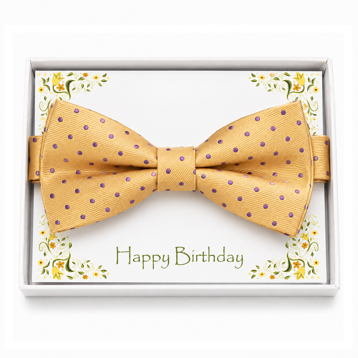 Double Cream and Lavender Bow Tie — Wedding & Everyday, Adult & Kids Handmade Pre-Tied
