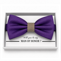 Purple Bow Tie — Wedding & Everyday, Adult & Kids Handmade Pre-Tied