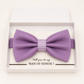 Lavender Bow Tie — Wedding & Everyday, Adult & Kids Handmade Pre-Tied