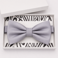 Gray Bow Tie — Wedding & Everyday, Adult & Kids Handmade Pre-Tied