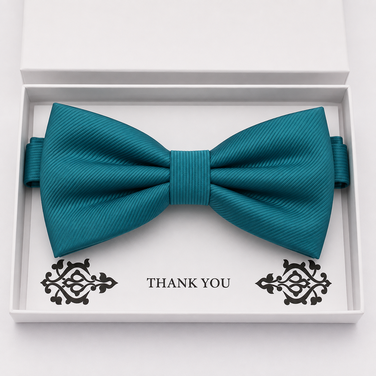 Teal Blue Bow Tie — Wedding & Everyday, Adult & Kids Handmade Pre-Tied
