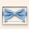 Dusty Blue Bow Tie — Wedding & Everyday, Adult & Kids Handmade Pre-Tied