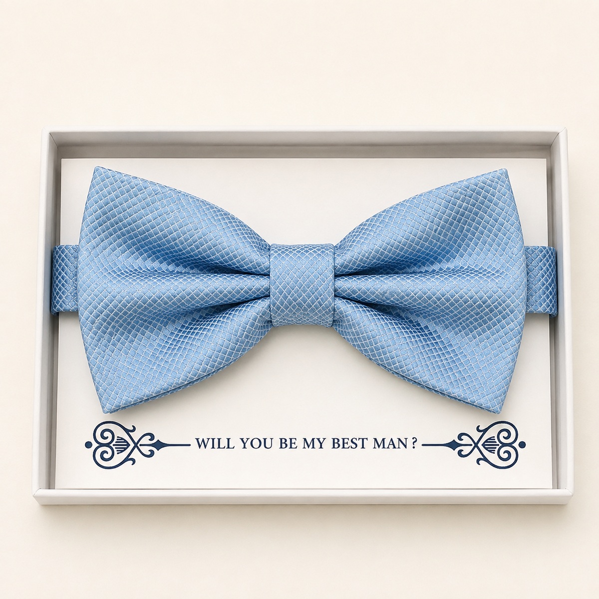 Dusty Blue Bow Tie — Wedding & Everyday, Adult & Kids Handmade Pre-Tied