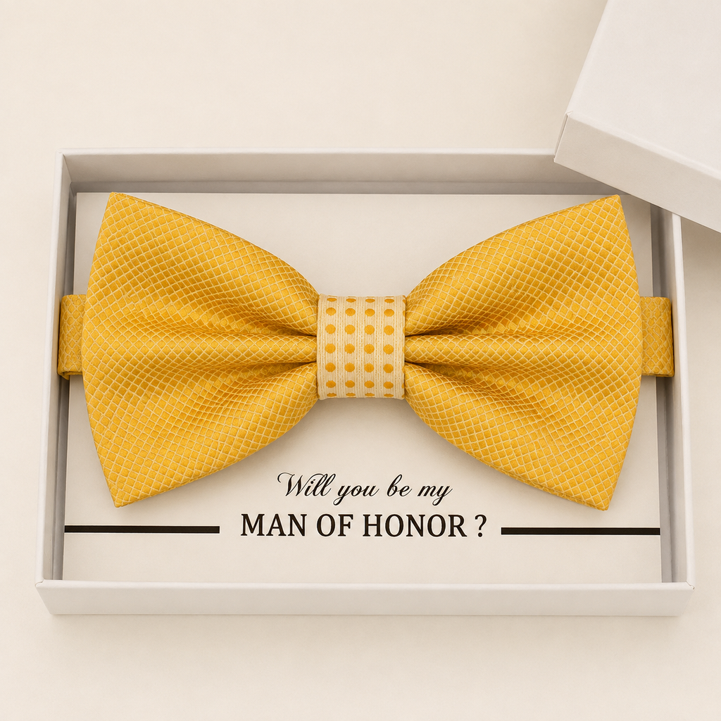 Blue and Burnt Orange Bow Tie — Wedding & Everyday, Adult & Kids Handmade Pre-Tied