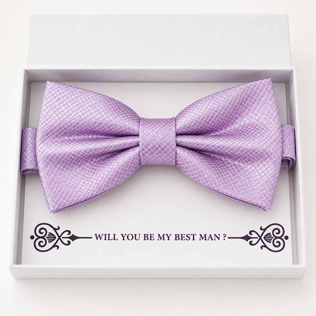 Lilac Bow Tie — Wedding & Everyday, Adult & Kids Handmade Pre-Tied
