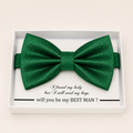 Green Bow Tie — Wedding & Everyday, Adult & Kids Handmade Pre-Tied