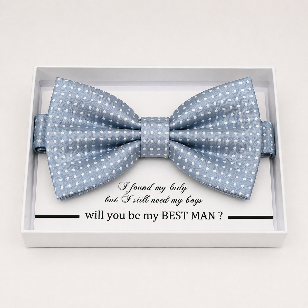 Gray Bow Tie — Wedding & Everyday, Adult & Kids Handmade Pre-Tied