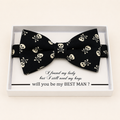 Black Bow Tie — Wedding & Everyday Handmade Pre-Tied