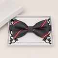 Gray Bow Tie — Wedding & Everyday Handmade Pre-Tied