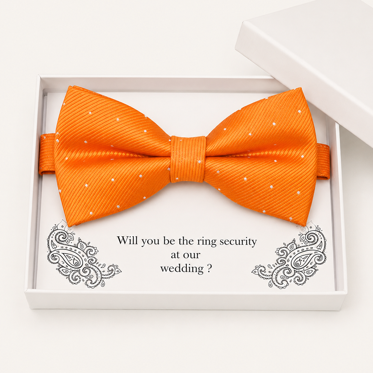 Burnt Orange Bow Tie — Wedding & Everyday, Adult & Kids Handmade Pre-Tied