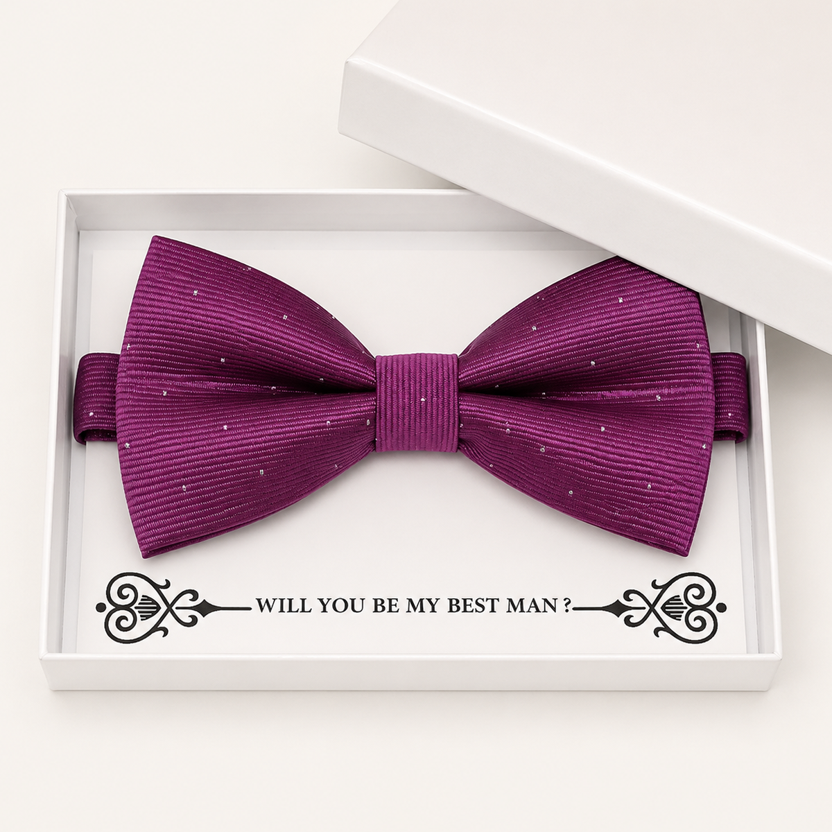 Magenta Bow Tie — Wedding & Everyday, Adult & Kids Handmade Pre-Tied