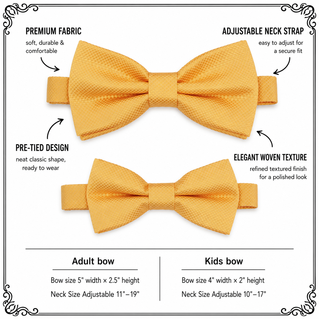 Yellow bow tie set for daddy and son, Daddy and me gift set, Grandpa and me, Father son matching, Yellow Kids bow tie, daddy and me bow