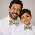 Sage green Bow tie set for daddy and son, Daddy me gift set, Grandpa and me, Father son matching, Toddler bow tie, daddy me bow tie gift