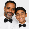Black polka dots Bow tie set for daddy and son, Daddy and me gift set, Grandpa and me, Father son match, Toddler bow tie, daddy me bow tie