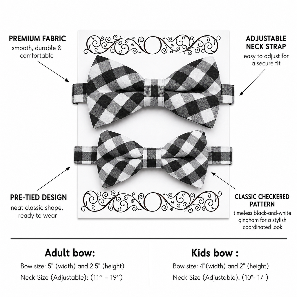 Black white Bow tie set for daddy and son, Daddy me gift set, Grandpa and me, Father son matching, Toddler bow tie, daddy me bow tie gift