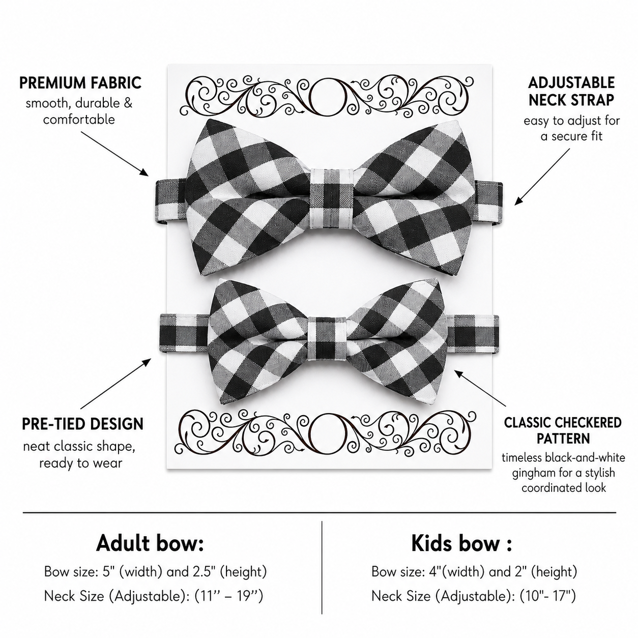 Black white Bow tie set for daddy and son, Daddy me gift set, Grandpa and me, Father son matching, Toddler bow tie, daddy me bow tie gift