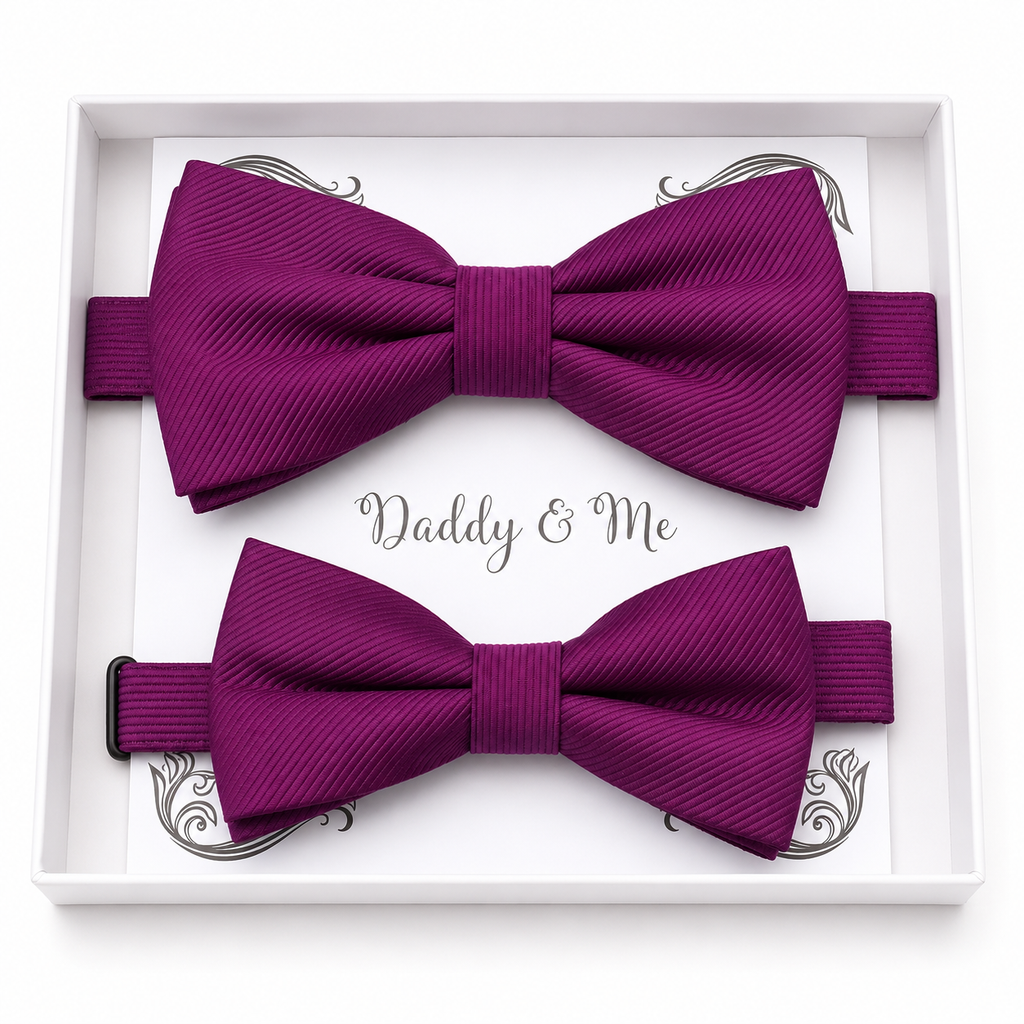 Berry Bow tie set daddy son, Daddy and me gift Grandpa and me, Father son matching, Kids bow tie, Kids adult bow tie, High quality