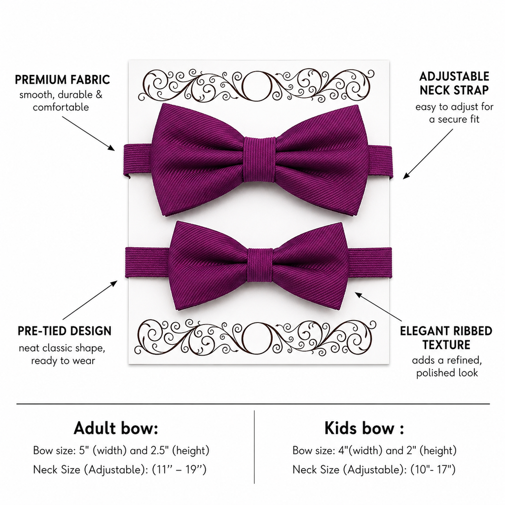 Berry Bow tie set daddy son, Daddy and me gift Grandpa and me, Father son matching, Kids bow tie, Kids adult bow tie, High quality