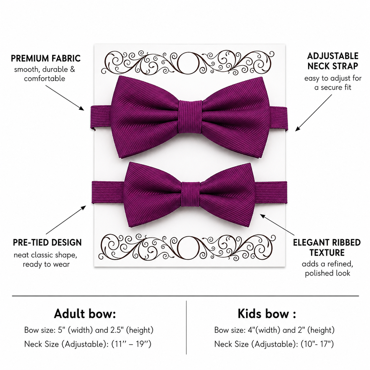 Berry Bow tie set daddy son, Daddy and me gift Grandpa and me, Father son matching, Kids bow tie, Kids adult bow tie, High quality