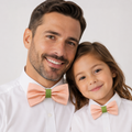 Blush olive green bow tie set for daddy and son, Daddy and me gift set, Grandpa and me, Father son matching, Toddler bow tie, handmade bow