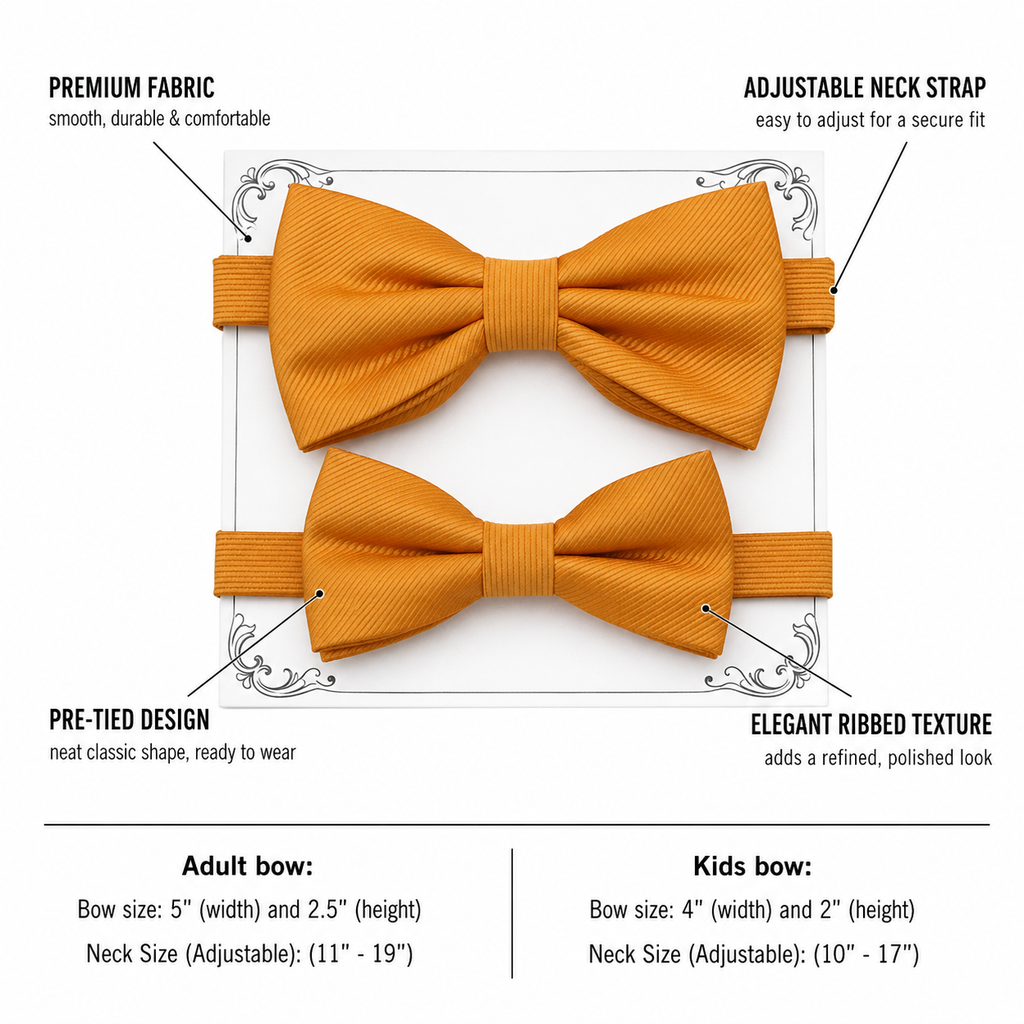 Burnt orange Bow tie set daddy son, Daddy and me gift Grandpa and me, Father son matching, Kids bow tie, Kids adult bow tie, High quality