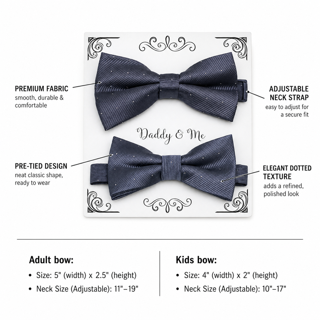 Charcoal Bow tie set for daddy and son, Daddy me gift set, Grandpa and me, Father son matching, Toddler bow tie, daddy me bow tie gift