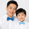 Blue Bow tie set for daddy and son, Daddy me gift set, Grandpa and me, Father son match, Toddler bow tie, daddy me bow tie, some thing blue