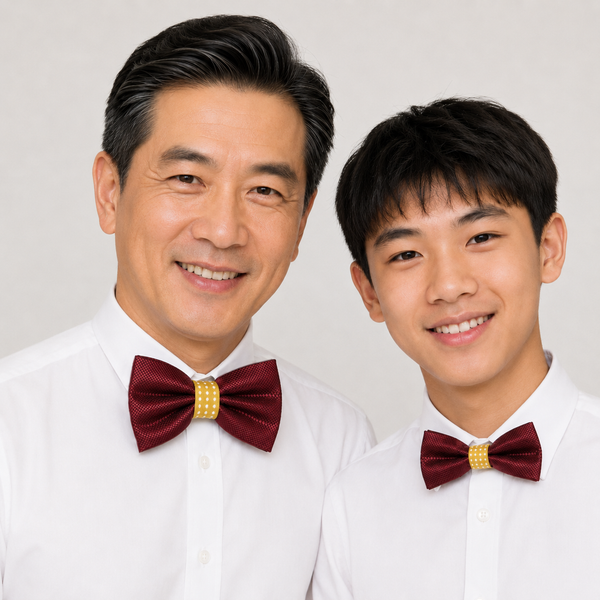 Burgundy Marigold Bow tie set for daddy and son, Daddy and me gift set, Grandpa me, Father son match, Toddler bow tie, Marigold bow tie