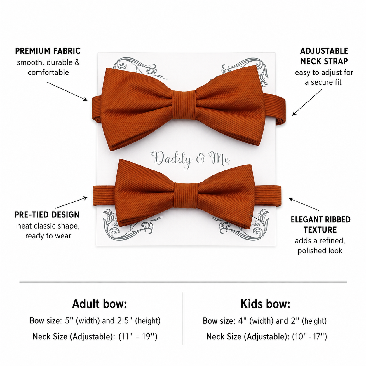 Cinnamon burlap Bow tie set daddy son, Daddy and me gift, Grandpa and me, Father son matching, Kids bow tie, Kids adult bow tie, high quality