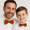 Cinnamon Bow tie set daddy son, Daddy and me gift Grandpa and me, Father son matching, Kids bow tie, Kids adult bow tie, High quality