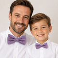 Dusty lavender Bow tie set for daddy and son, Daddy me gift set, Father son matching bow tie, Handmade bow, Dusty lavender kids bow tie