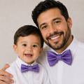 Lavender Bow tie set for daddy and son, Daddy and me gift set, Grandpa and me, lavender Kids Toddler bow, Lavender bow tie set, Purple bow