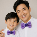 Lavender purple Bow tie set for daddy and son, Daddy and me gift, Grandpa and me, lavender purple Kids bow tie, Lavender bow set, handmade