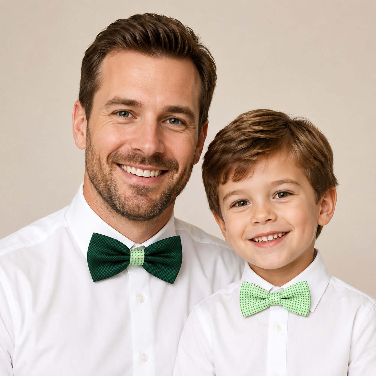 Green bow tie set for daddy and son, Daddy and me gift set, Grandpa and me, Father son matching, Toddler bow tie, daddy and me bow tie gift