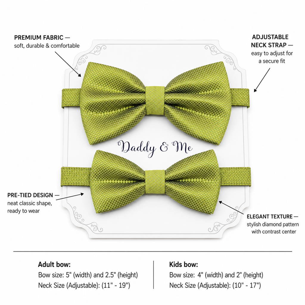 Green Bow tie set for daddy and son, Daddy and me gift set, Grandpa and me, Green Kids Toddler bow tie, Green bow tie set, Grandpa gift