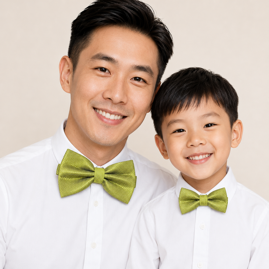 Green Bow tie set for daddy and son, Daddy and me gift set, Grandpa and me, Green Kids Toddler bow tie, Green bow tie set, Grandpa gift