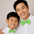 Green Bow tie set for daddy and son, Daddy me gift set, Grandpa and me, Father son matching, Toddler bow tie, daddy me bow tie gift