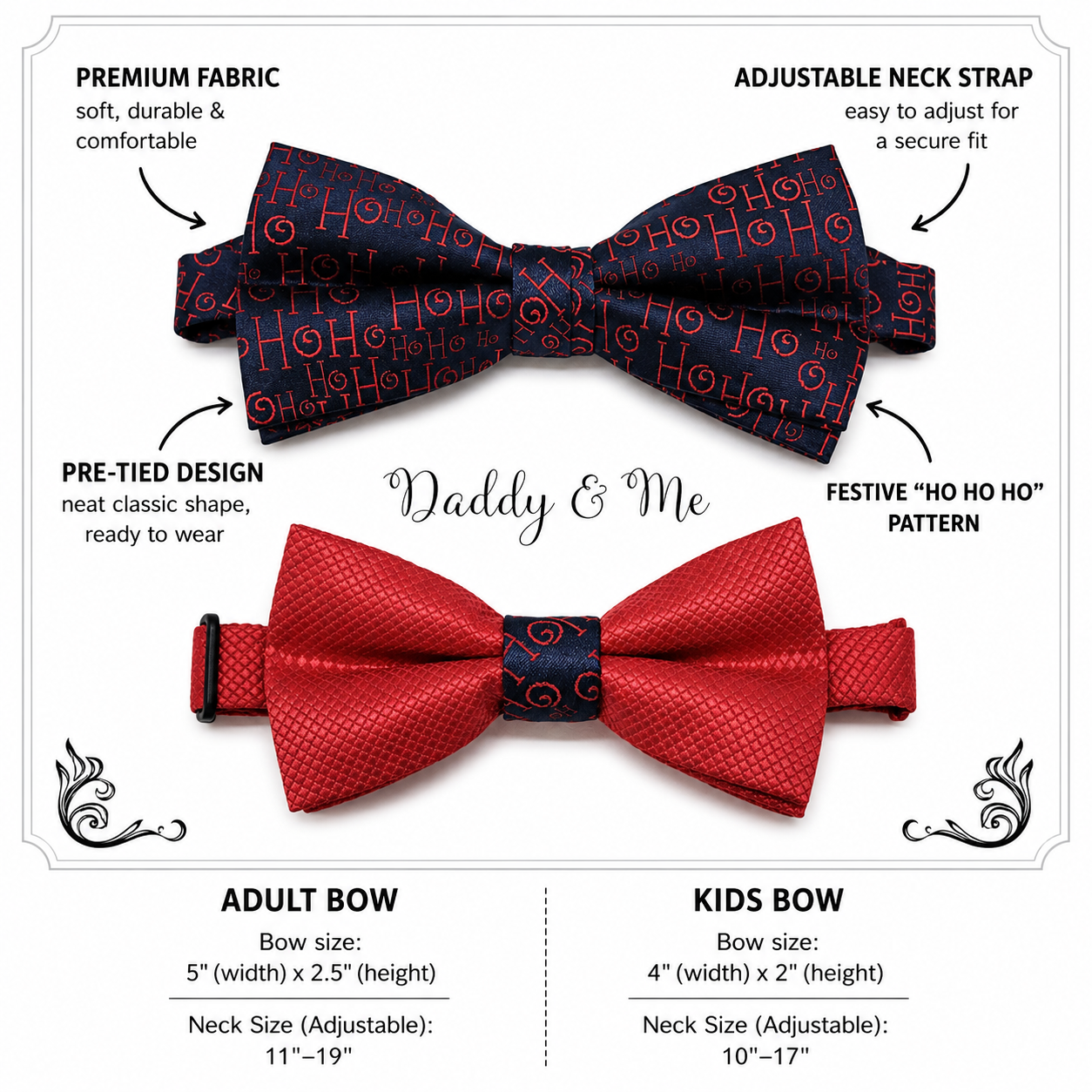 Navy red Bow tie set for daddy and son, Daddy me gift set, Grandpa and me, Father son matching, Toddler bow tie, daddy me bow tie gift