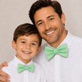 Mint green Bow tie set for daddy and son, Daddy me gift set, Grandpa and me, Father son matching, Toddler bow tie, daddy me bow tie gift