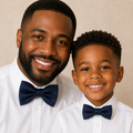 Navy Bow tie set for daddy and son, Daddy and me gift set, Grandpa and me, Some thing blue, Toddler bow tie, daddy and me bow tie gift