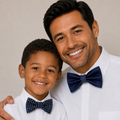 Navy Bow tie set for daddy and son, Daddy me gift set, Grandpa and me, Father son matching, Toddler bow tie, daddy me bow, some thing blue