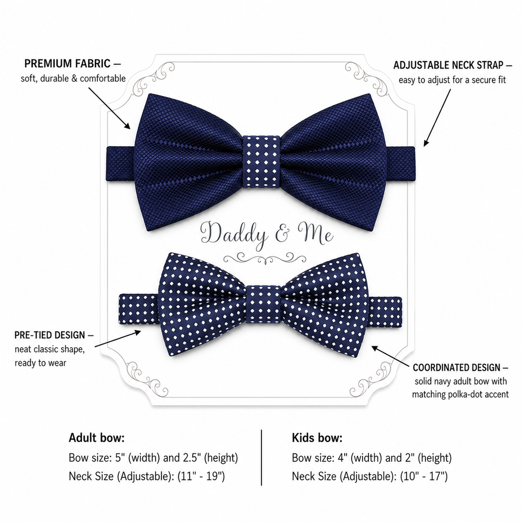 Navy Bow tie set for daddy and son, Daddy me gift set, Grandpa and me, Father son matching, Toddler bow tie, daddy me bow, some thing blue